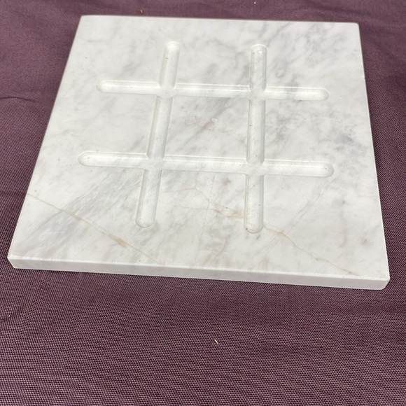 Tic tax toe bar marble shot glass set up 8x8 board + 9 glasses - Picture 3 of 6